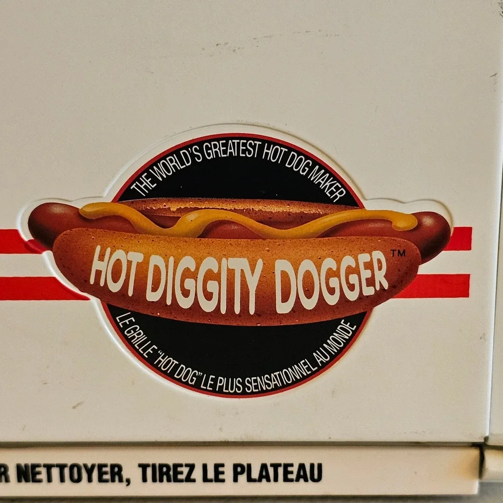 Vintage Hot Diggity Dogger Hot Dog Toaster HD 2121 Concepts Electronix 1998